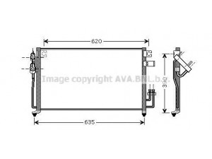 AVA QUALITY COOLING KA5061D kondensatorius, oro kondicionierius 
 Oro kondicionavimas -> Kondensatorius
97606M3010, 97660M3010