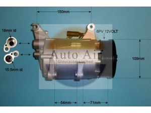 AUTO AIR GLOUCESTER 14-0007P kompresorius, oro kondicionierius 
 Oro kondicionavimas -> Kompresorius/dalys
64521171310, 64526918122