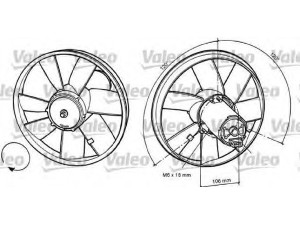 VALEO 698370 ventiliatorius, radiatoriaus 
 Aušinimo sistema -> Oro aušinimas
1H0959455