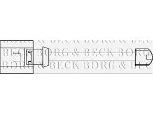 BORG & BECK BWL3107 įspėjimo kontaktas, stabdžių trinkelių susidėvėjimas
958 612 365 50, 7P0 907 637 C