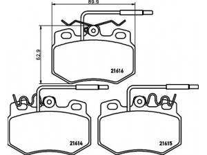 HELLA PAGID 8DB 355 018-091 stabdžių trinkelių rinkinys, diskinis stabdys 
 Techninės priežiūros dalys -> Papildomas remontas
95659353, E172167