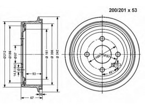 VEMA 800828 stabdžių būgnas 
 Stabdžių sistema -> Būgninis stabdys -> Stabdžių būgnas
568039, 568054, 568057, 90168896