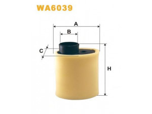 WIX FILTERS WA6039 oro filtras 
 Techninės priežiūros dalys -> Techninės priežiūros intervalai