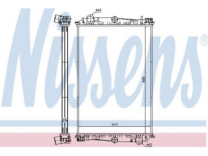 NISSENS 614270 radiatorius, variklio aušinimas 
 Aušinimo sistema -> Radiatorius/alyvos aušintuvas -> Radiatorius/dalys
1241583, 1265520, 1265522, 1324257