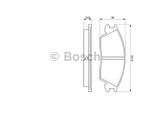 BOSCH 0 986 424 135 stabdžių trinkelių rinkinys, diskinis stabdys 
 Techninės priežiūros dalys -> Papildomas remontas
45022-SA6-600, 45022-SA6-N50, 58101 1CA10