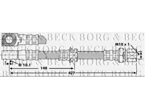 BORG & BECK BBH6829 stabdžių žarnelė 
 Stabdžių sistema -> Stabdžių žarnelės
5 62 037, 562037, 562042, 90473314