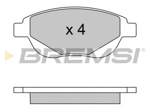 BREMSI BP3580 stabdžių trinkelių rinkinys, diskinis stabdys
425427, 425471