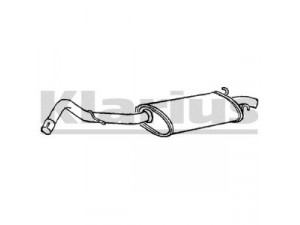 KLARIUS FE299V galinis duslintuvas 
 Išmetimo sistema -> Duslintuvas
1017827, 6747187, 6860465, 7166740