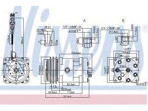 NISSENS 89472 kompresorius, oro kondicionierius 
 Oro kondicionavimas -> Kompresorius/dalys
1071995, 51.77970.7011, 51.77970.7014