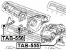 FEBEST TAB-556 montavimas, diferencialas 
 Ašies pavara -> Diferencialas
52380-60080