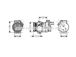 AVA QUALITY COOLING RTK393 kompresorius, oro kondicionierius 
 Oro kondicionavimas -> Kompresorius/dalys
8200720417, 8200898810