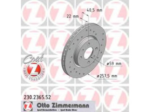 ZIMMERMANN 230.2365.52 stabdžių diskas 
 Dviratė transporto priemonės -> Stabdžių sistema -> Stabdžių diskai / priedai
4640 1356, 4654 2383, 4683 1041