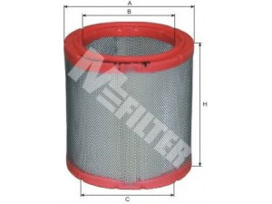 MFILTER A 389 oro filtras 
 Techninės priežiūros dalys -> Techninės priežiūros intervalai
MD603832