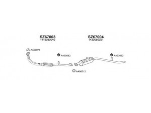 VENEPORTE 670009 išmetimo sistema