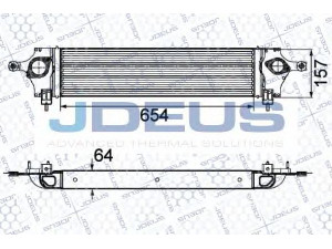JDEUS 819M66 tarpinis suslėgto oro aušintuvas, kompresorius 
 Variklis -> Oro tiekimas -> Įkrovos agregatas (turbo/superįkrova) -> Tarpinis suslėgto oro aušintuvas
14461JG70B, 14461JG70C
