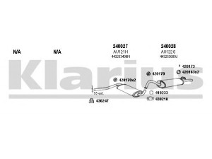 KLARIUS 940235E išmetimo sistema 
 Išmetimo sistema -> Išmetimo sistema, visa