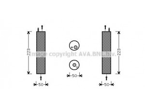 AVA QUALITY COOLING DWD057 džiovintuvas, oro kondicionierius 
 Oro kondicionavimas -> Džiovintuvas
96405845, 96405845