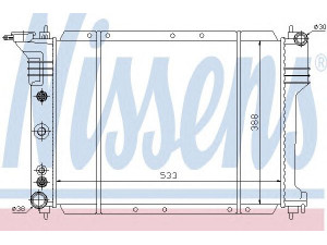 NISSENS 60976 radiatorius, variklio aušinimas 
 Aušinimo sistema -> Radiatorius/alyvos aušintuvas -> Radiatorius/dalys
4140682, 4140683, 4140684, 4140685