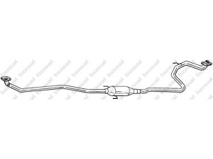 BOSAL 293-041 vidurinis duslintuvas 
 Išmetimo sistema -> Duslintuvas
17410-0Q021, 17410-0Q031