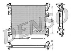 DENSO DRM06006 radiatorius, variklio aušinimas 
 Aušinimo sistema -> Radiatorius/alyvos aušintuvas -> Radiatorius/dalys
4677755AA