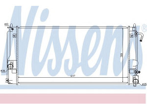 NISSENS 64822 radiatorius, variklio aušinimas 
 Aušinimo sistema -> Radiatorius/alyvos aušintuvas -> Radiatorius/dalys
16400-22060, 16400-22070