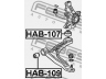FEBEST HAB-109 valdymo svirties/išilginių svirčių įvorė
51392-SJC-A00, 51392-SJC-A01