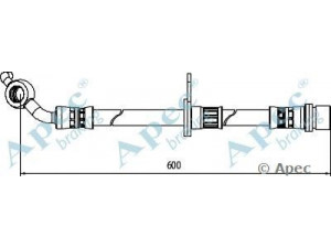 APEC braking HOS4122 stabdžių žarnelė 
 Stabdžių sistema -> Stabdžių žarnelės
9094702C55