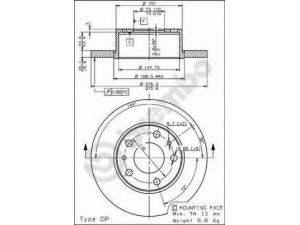 BRECO BS 7581 stabdžių diskas 
 Stabdžių sistema -> Diskinis stabdys -> Stabdžių diskas
2991646, 7182299