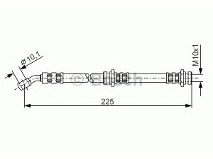 BOSCH 1 987 476 655 stabdžių žarnelė 
 Stabdžių sistema -> Stabdžių žarnelės
46210 5F200, 46210 5F201