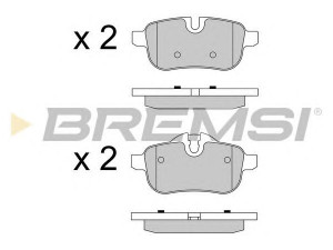 BREMSI BP3581 stabdžių trinkelių rinkinys, diskinis stabdys
34216788275