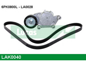 LUCAS ENGINE DRIVE LAK0040 V formos rumbuotas diržas, komplektas 
 Techninės priežiūros dalys -> Techninės priežiūros intervalai