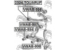 FEBEST VWAB-006 valdymo svirties/išilginių svirčių įvorė
970.341.05103, 7L0407077