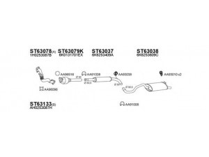 VENEPORTE 630068 išmetimo sistema 
 Išmetimo sistema -> Išmetimo sistema, visa