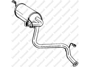 BOSAL 210-841 galinis duslintuvas 
 Išmetimo sistema -> Duslintuvas
ESR2382