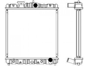 SAKURA  Automotive 1211-0207 radiatorius, variklio aušinimas