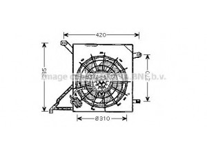 AVA QUALITY COOLING OL7534 ventiliatorius, radiatoriaus 
 Aušinimo sistema -> Oro aušinimas
1341178, 1341182, 1341297, 1341348