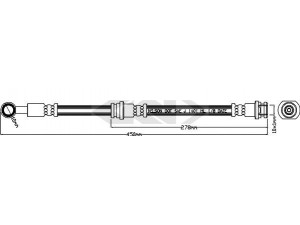 SPIDAN 338720 stabdžių žarnelė 
 Stabdžių sistema -> Stabdžių žarnelės
5155076A10