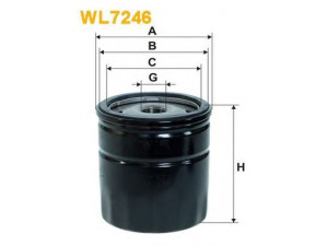 WIX FILTERS WL7246 alyvos filtras 
 Techninės priežiūros dalys -> Techninės priežiūros intervalai
92142003