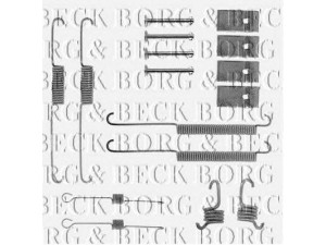 BORG & BECK BBK6033 priedų komplektas, diskinių stabdžių trinkelės