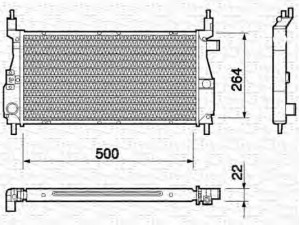 MAGNETI MARELLI 350213759000 radiatorius, variklio aušinimas 
 Aušinimo sistema -> Radiatorius/alyvos aušintuvas -> Radiatorius/dalys
GRD139, GRD139, GRD146, GRD979