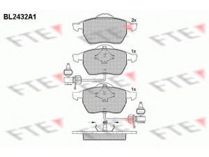 FTE BL2432A1 stabdžių trinkelių rinkinys, diskinis stabdys 
 Techninės priežiūros dalys -> Papildomas remontas
4B0 615 116, 4B0 615 116 A, 4B0 615 116 F