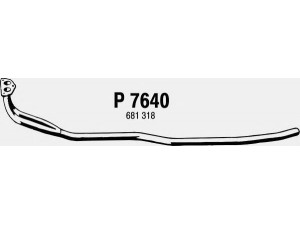 FENNO P7640 išleidimo kolektorius 
 Išmetimo sistema -> Išmetimo vamzdžiai
681318