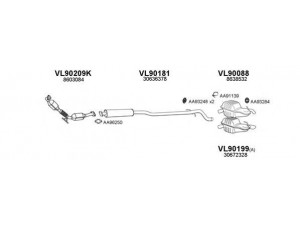 VENEPORTE 900065 išmetimo sistema 
 Išmetimo sistema -> Išmetimo sistema, visa