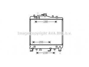 AVA QUALITY COOLING MZ2061 radiatorius, variklio aušinimas 
 Aušinimo sistema -> Radiatorius/alyvos aušintuvas -> Radiatorius/dalys
B30215200, KK13715200, KK18015200