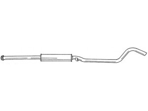 AKS DASIS SG40421 vidurinis duslintuvas