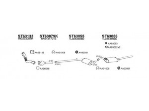 VENEPORTE 630144 išmetimo sistema 
 Išmetimo sistema -> Išmetimo sistema, visa