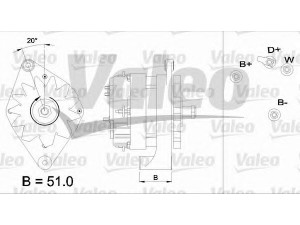 VALEO 436378 kintamosios srovės generatorius
872926