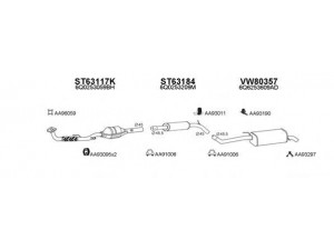 VENEPORTE 630091 išmetimo sistema 
 Išmetimo sistema -> Išmetimo sistema, visa