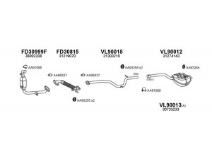 VENEPORTE 900196 išmetimo sistema 
 Išmetimo sistema -> Išmetimo sistema, visa