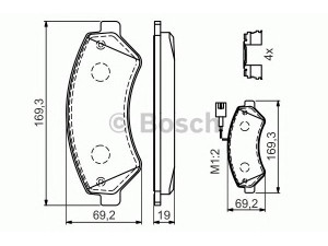 BOSCH 0 986 494 580 stabdžių trinkelių rinkinys, diskinis stabdys 
 Techninės priežiūros dalys -> Papildomas remontas
4253 75, 4253 76, 4254 63, 4254 64